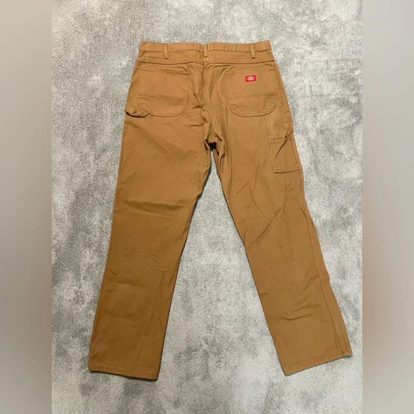 Dickies Denim Khaki Pants 38W 34L NWOT - Picture 2 of 4